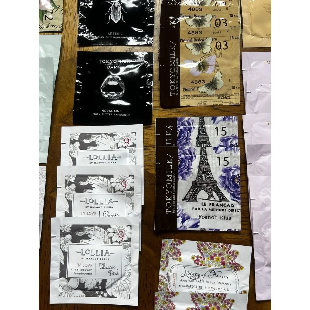 Tokyo Milk Hand Cream Samples Mixed Variety Lot of 85 0.12 Oz / 3.5 Gm